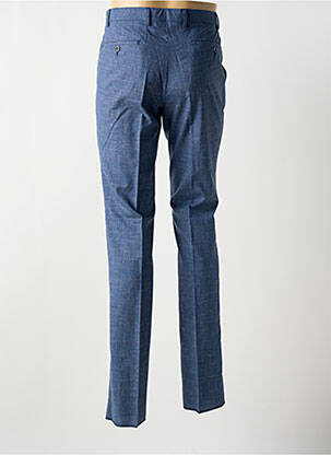 Pantalon slim tissage popeline taille normale bleu MONSIEUR HECTOR homme