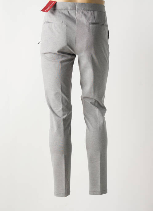 Pantalon slim stretch taille normale gris TRENDY homme