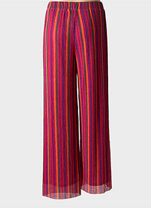 Pantalon large tissage crêpe taille normale orange GRACE & MILA femme