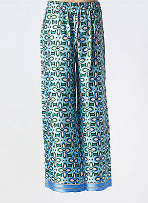 Pantalon large tissage popeline taille normale bleu LA PETITE ETOILE femme