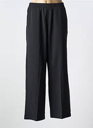 Pantalon large tissage crêpe taille normale noir GRACE & MILA femme