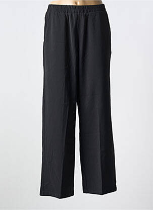 Pantalon large tissage crêpe taille normale noir GRACE & MILA femme