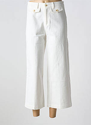 Jeans coupe large poches taille haute beige GRACE & MILA femme