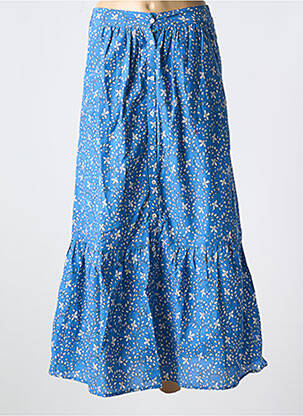 Jupe longue bleu C'EST BEAU LA VIE pour femme