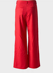 Pantalon flare rouge LA PETITE ETOILE pour femme seconde vue