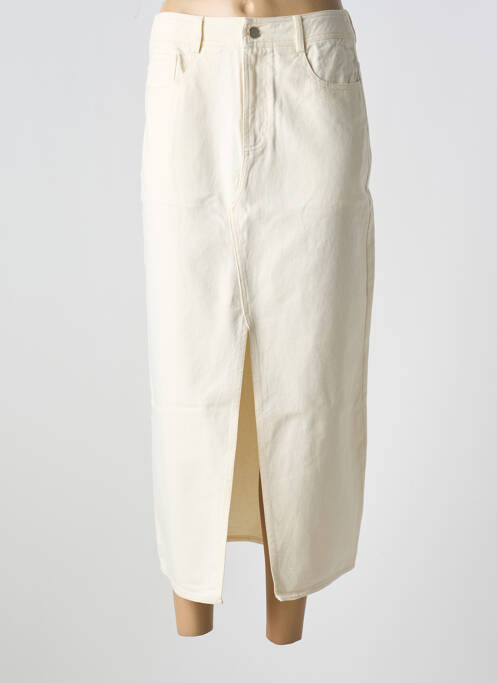 Jupe longue beige GRACE & MILA pour femme