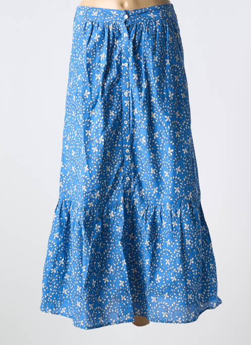 Jupe longue bleu C'EST BEAU LA VIE pour femme