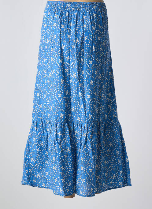 Jupe longue bleu C'EST BEAU LA VIE pour femme