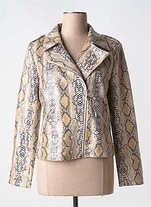 Veste casual poches marron MADISON femme