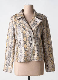 Veste casual poches marron MADISON femme