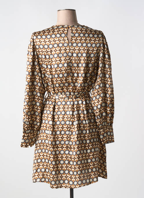 Robe courte marron GRACE & MILA pour femme