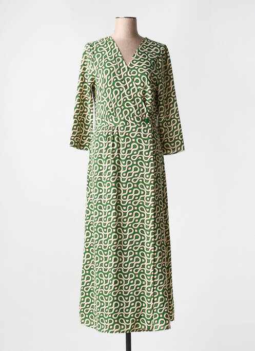 Robe longue vert LA PETITE ETOILE pour femme