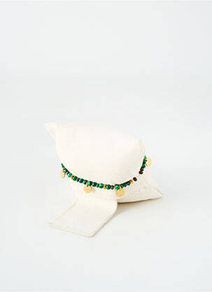 Bracelet matériaux métal vert ROBBEZ MASSON femme