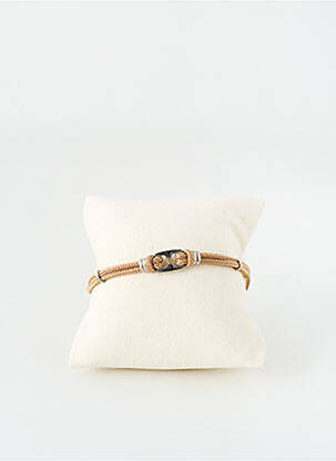 Bracelet fermeture fermoir clips beige DIA femme