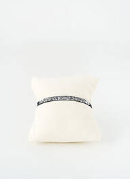 Bracelet ornement oxyde de zirconium noir LES INTERCHANGEABLES femme