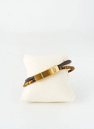 Bracelet matériaux métal marron GEMINI homme