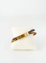 Bracelet matériaux métal marron GEMINI homme