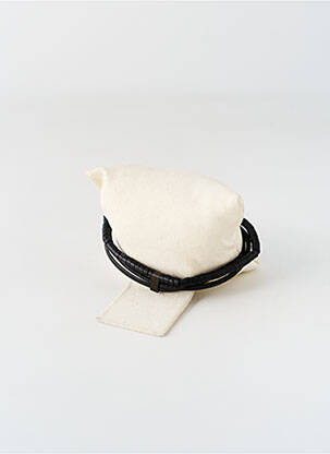 Bracelet matériaux métal noir GEMINI homme