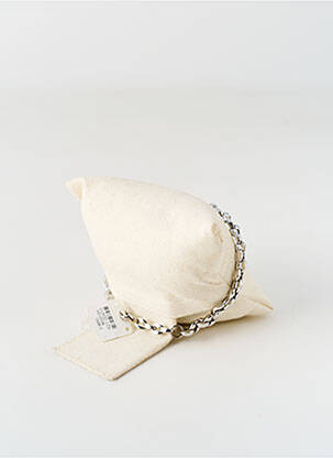 Bracelet fermeture fermoir mousqueton argent MRC. CHARLES JOURDAN DIA homme