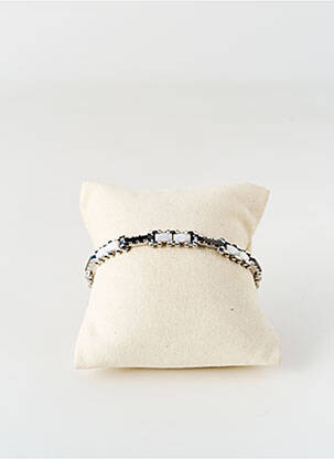Bracelet fermeture fermoir clips argent MARKO PISSENI homme