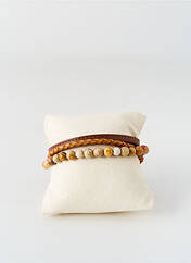 Bracelet marron GEMINI pour homme seconde vue