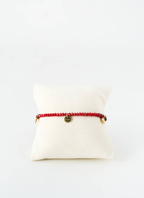 Bracelet matériaux métal rouge ROBBEZ MASSON femme