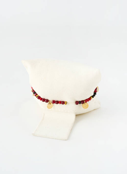 Bracelet matériaux métal rouge ROBBEZ MASSON femme