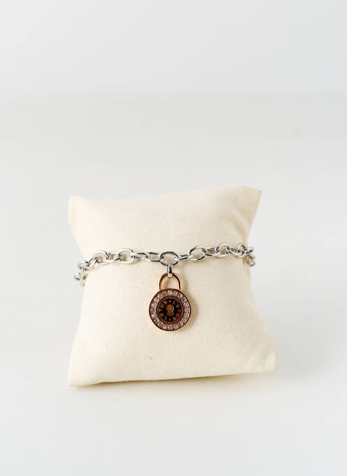 Bracelet ornement oxyde de zirconium argent LOTUS femme