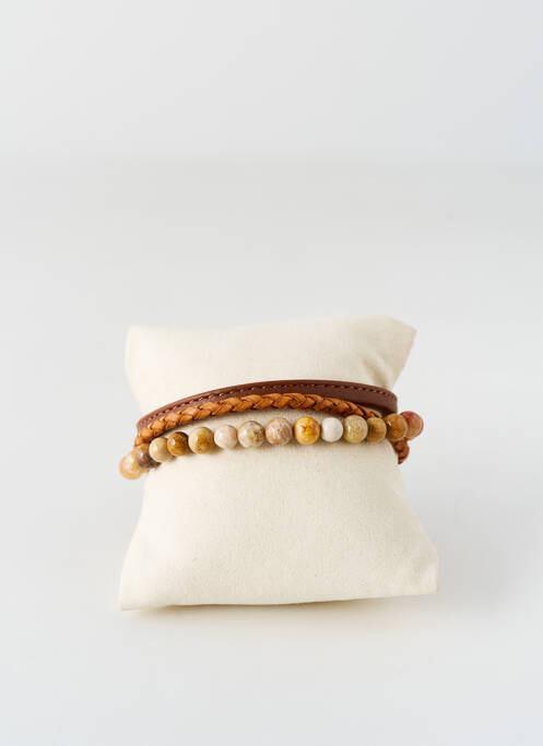 Bracelet marron GEMINI pour homme