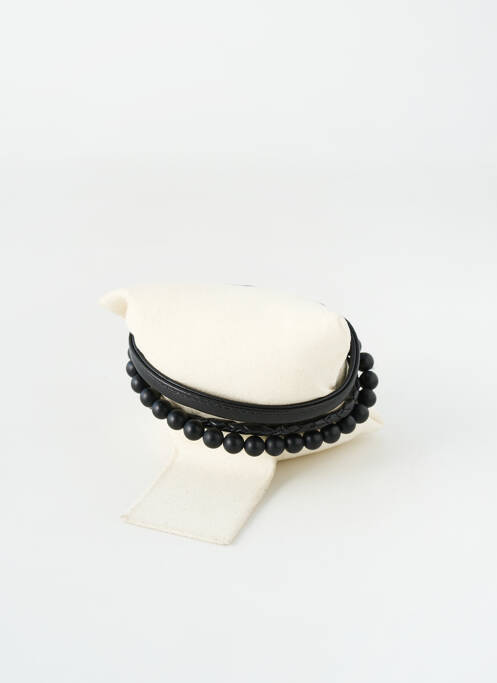 Bracelet noir GEMINI pour homme