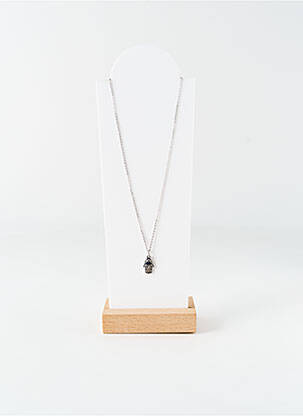 Collier ornement oxyde de zirconium argent ROBBEZ MASSON femme