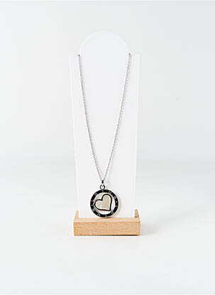 Collier matériaux métal argent LOTUS femme