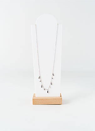 Collier matériaux argent argent LA COQUE DE NACRE femme