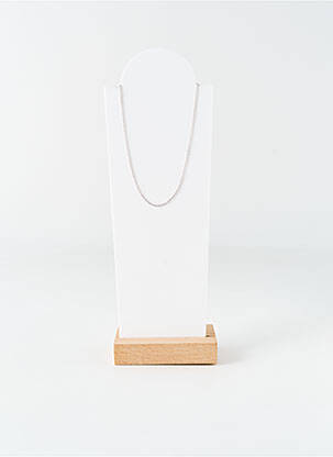 Collier matériaux argent argent ROBBEZ MASSON femme