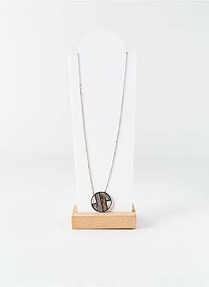 Collier matériaux argent argent MRC. CHARLES JOURDAN DIA femme