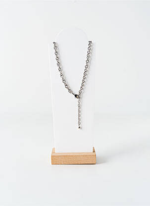 Collier ornement oxyde de zirconium argent GL PARIS femme
