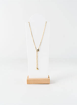 Collier matériaux métal or ROBBEZ MASSON femme