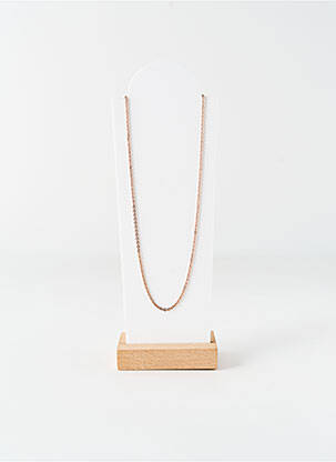 Sautoir matériaux métal rose PHEBUS femme