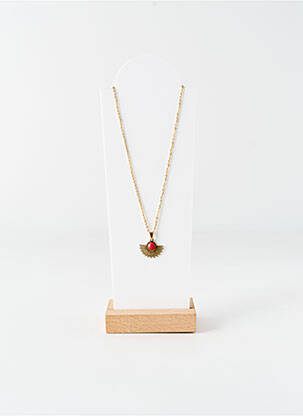 Collier matériaux métal or ROBBEZ MASSON femme