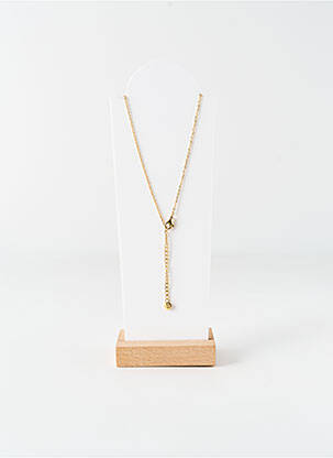 Collier matériaux métal or ROBBEZ MASSON femme