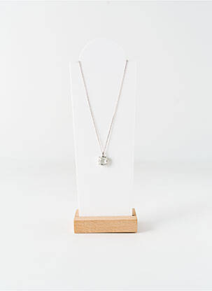 Collier ornement pierre argent OPALOOK femme