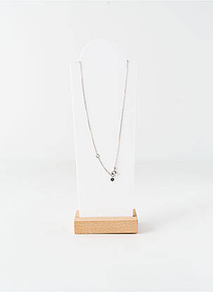 Collier ornement pierre argent OPALOOK femme