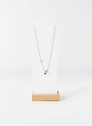 Collier ornement pierre argent OPALOOK femme