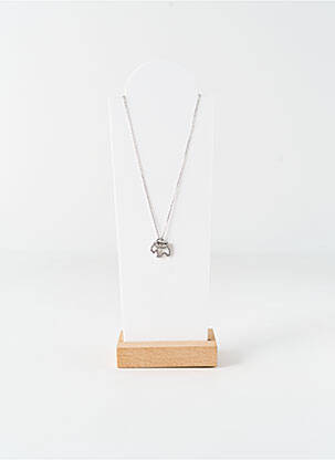 Collier matériaux argent argent THABORA femme