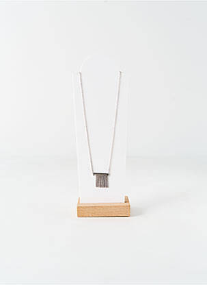 Collier matériaux argent argent THABORA femme