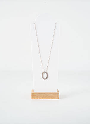 Collier matériaux argent argent LA COQUE DE NACRE femme
