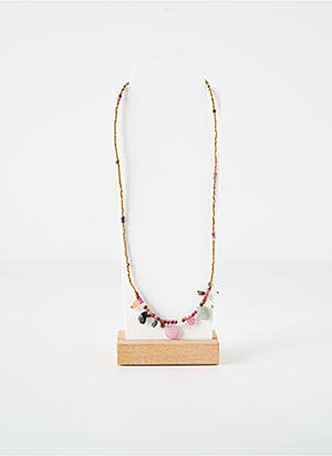 Collier ornement perles or BELLE MAIS PAS QUE femme