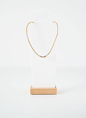 Collier ornement perles or BELLE MAIS PAS QUE femme