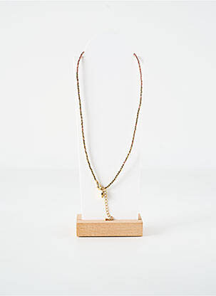 Collier ornement perles rose BELLE MAIS PAS QUE femme