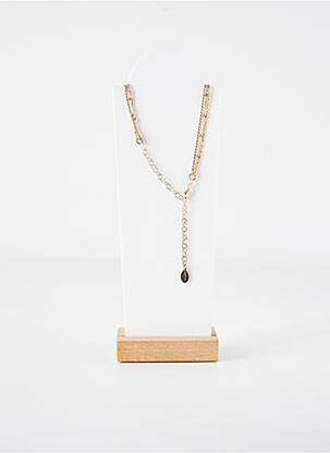 Collier matériaux argent or CANYON femme